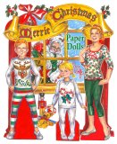 Merrie Christmas Paper Dolls by David Wolfe